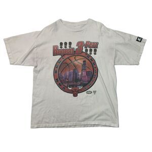 Vintage Starter Chicago Bulls 1998 NBA Finals 3-Peat T Shirt Mens XL Extra Large